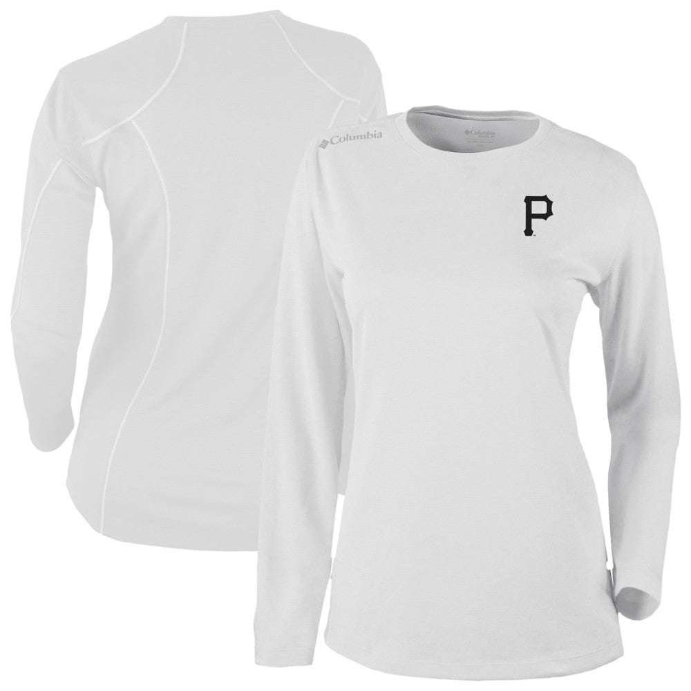 Pittsburgh Pirates Shotgun Long Sleeve T-Shirt - White | Columbia