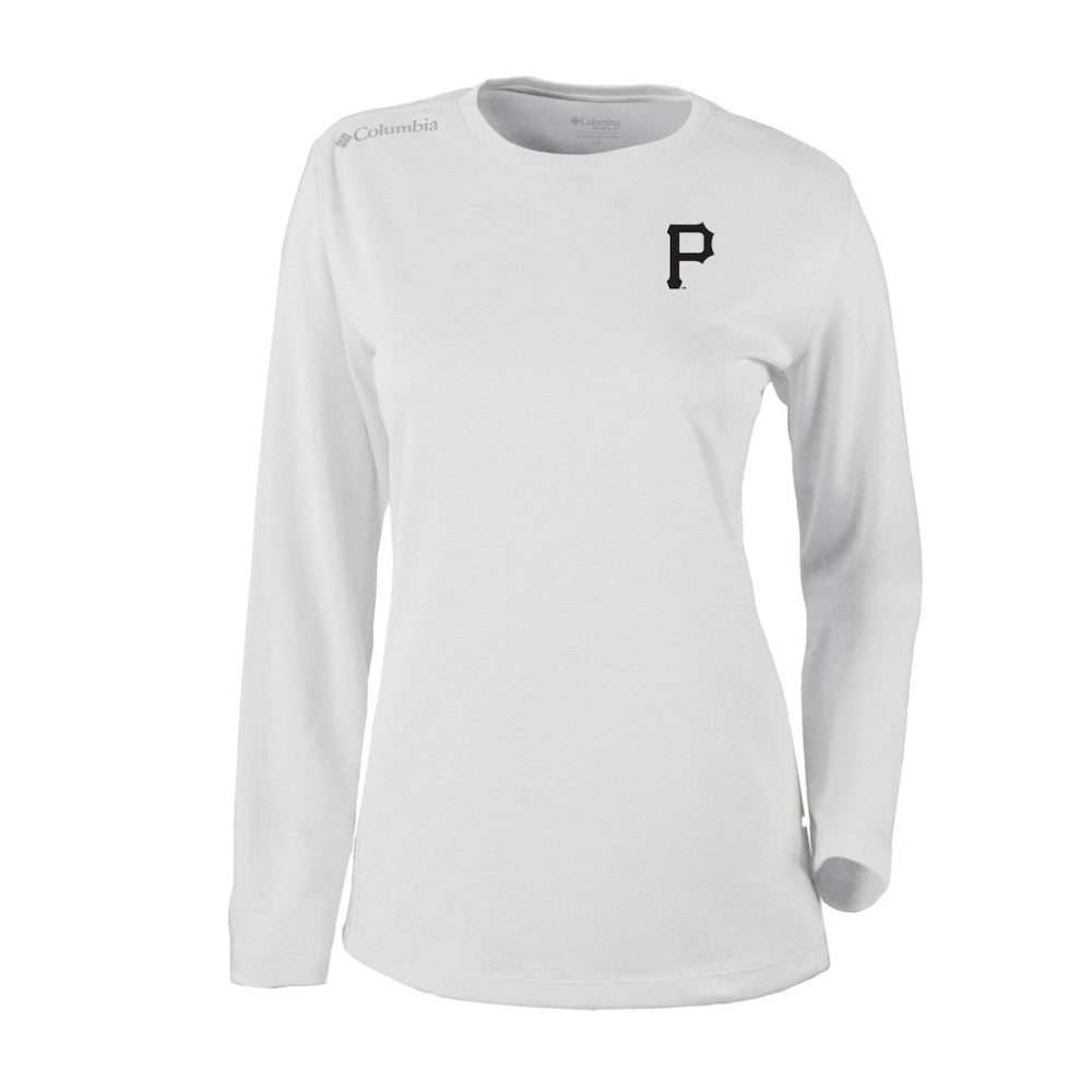 Pittsburgh Pirates Shotgun Long Sleeve T-Shirt - White | Columbia