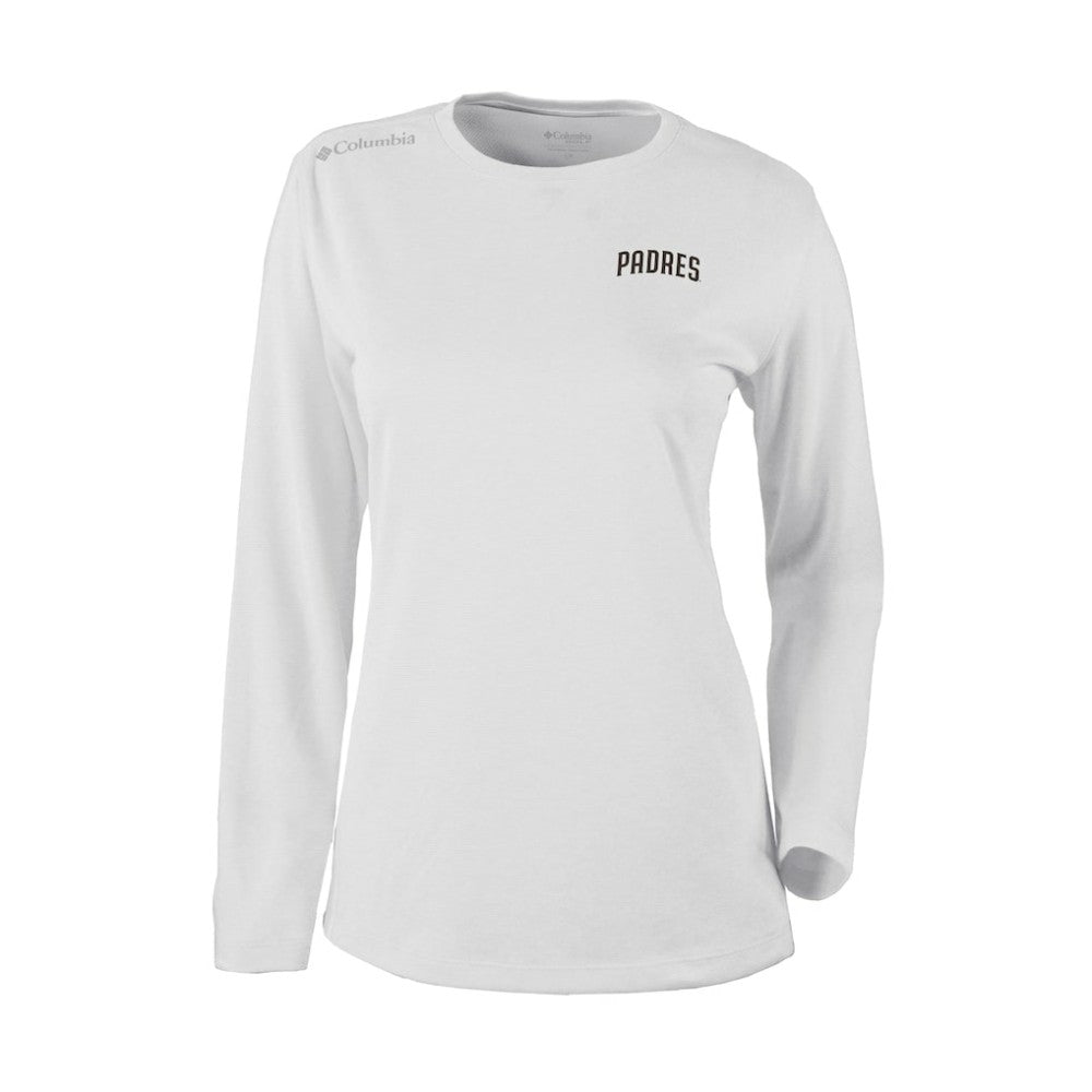 San Diego Padres Shotgun Long Sleeve T-Shirt - White | Columbia