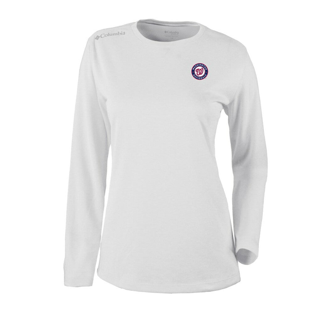 Washington Nationals Shotgun Long Sleeve T-Shirt - White | Columbia