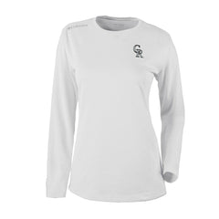 Colorado Rockies Shotgun Long Sleeve T-Shirt - White | Columbia