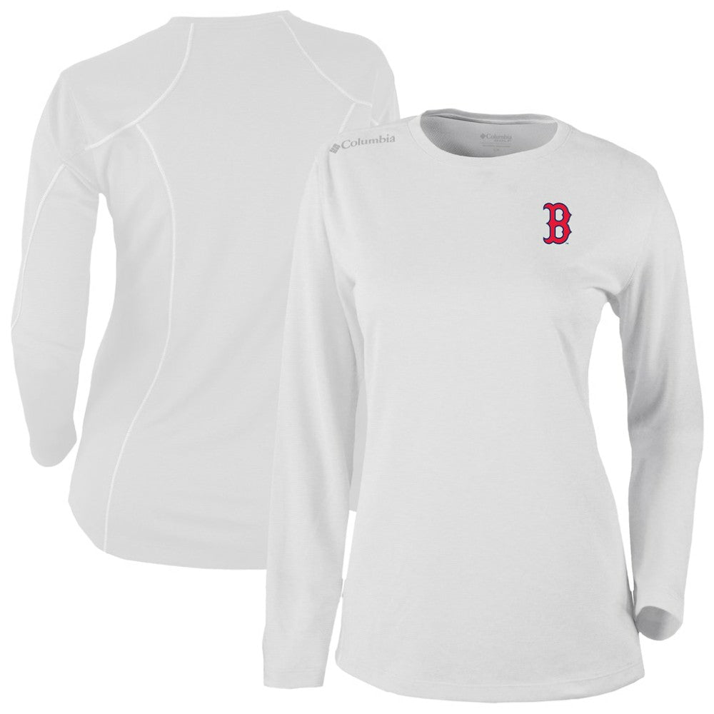 Boston Red Sox Shotgun Long Sleeve T-Shirt - White | Columbia