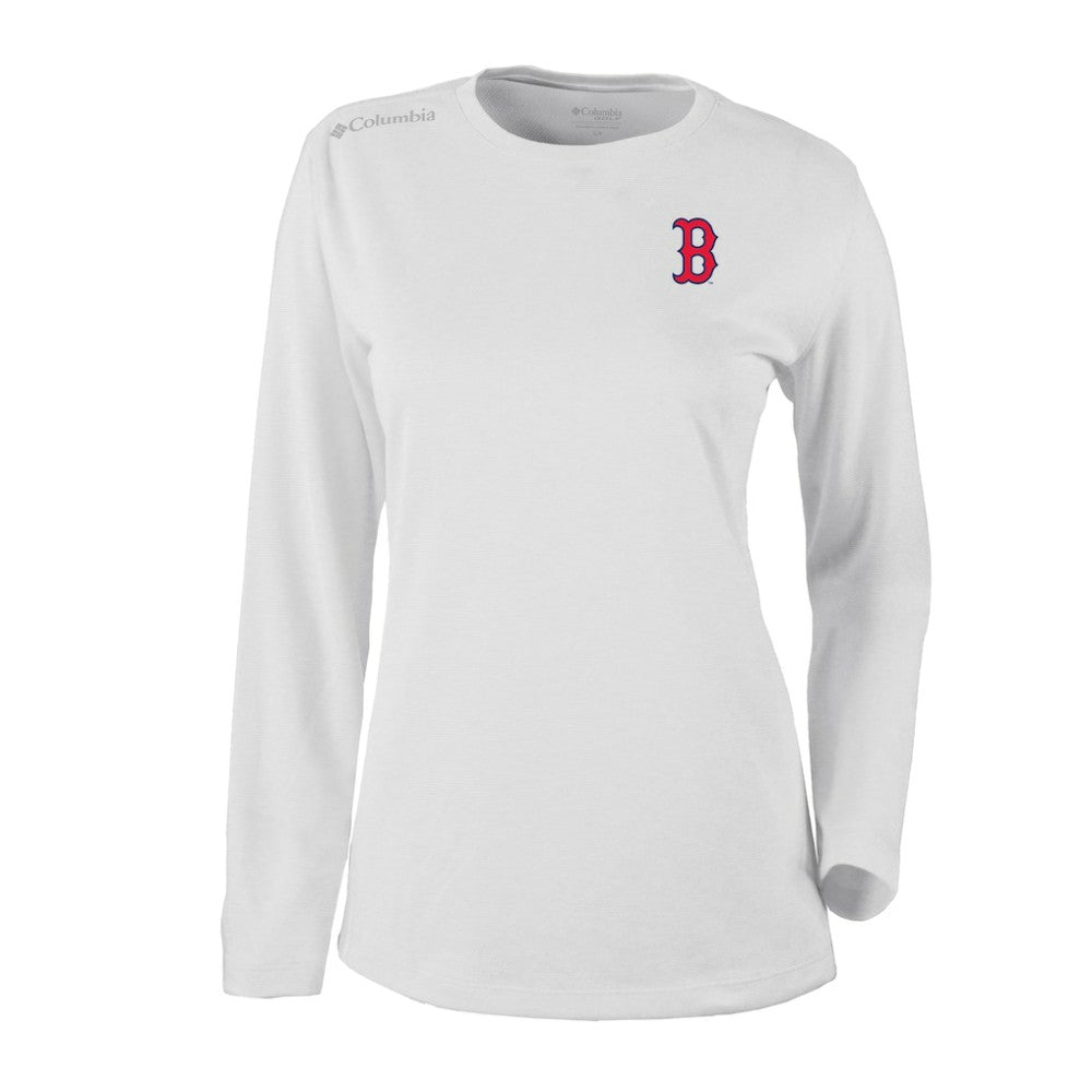 Boston Red Sox Shotgun Long Sleeve T-Shirt - White | Columbia
