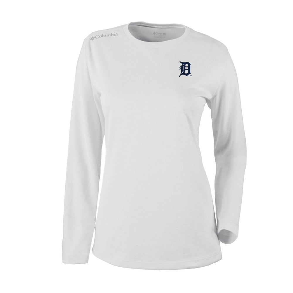 Detroit Tigers Shotgun Long Sleeve T-Shirt - White | Columbia
