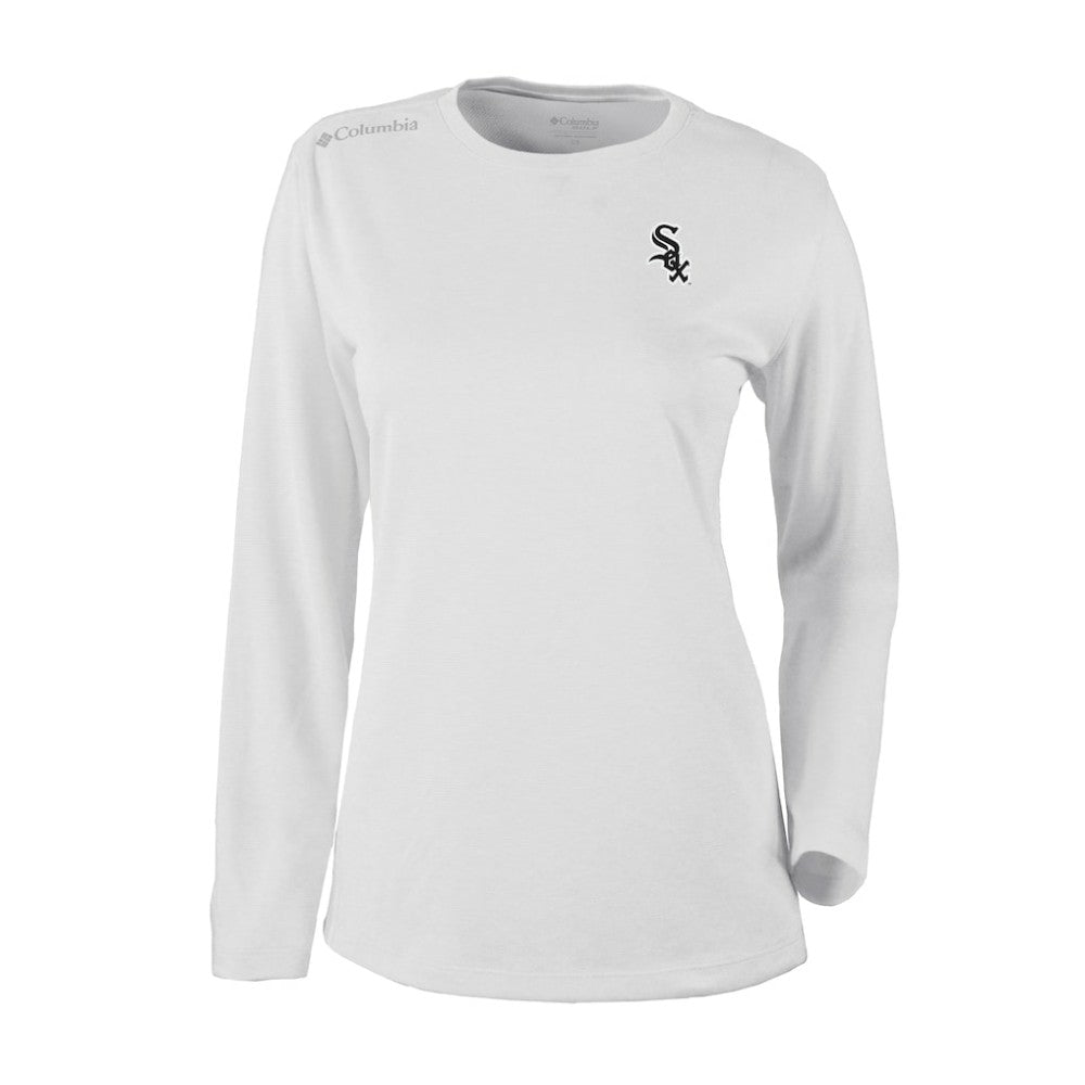 Chicago White Sox Shotgun Long Sleeve T-Shirt - White | Columbia