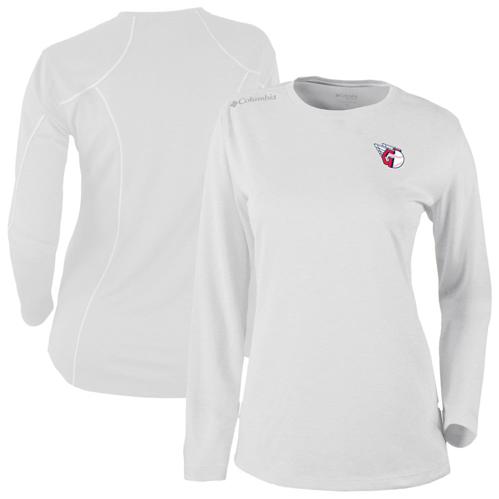 Cleveland Guardians Shotgun Long Sleeve T-Shirt - White | Columbia