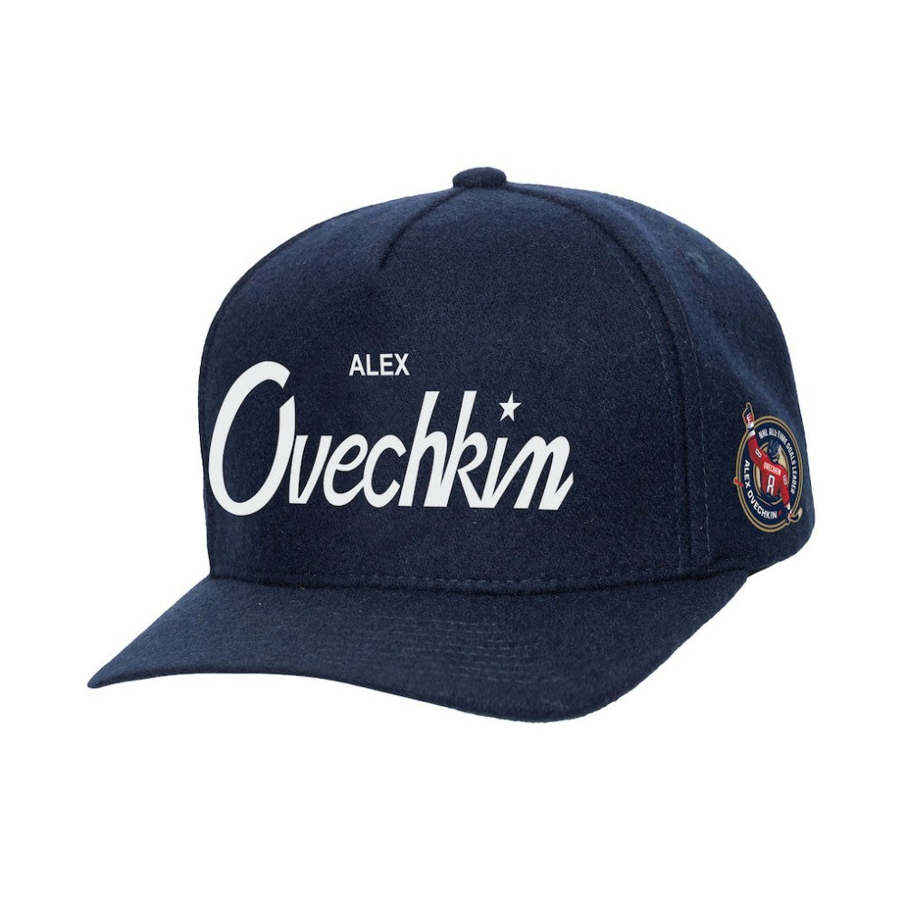 Alexander Ovechkin Washington Capitals Mitchell & Ness All Time Goals Pro Crown Adjustable Hat Navy