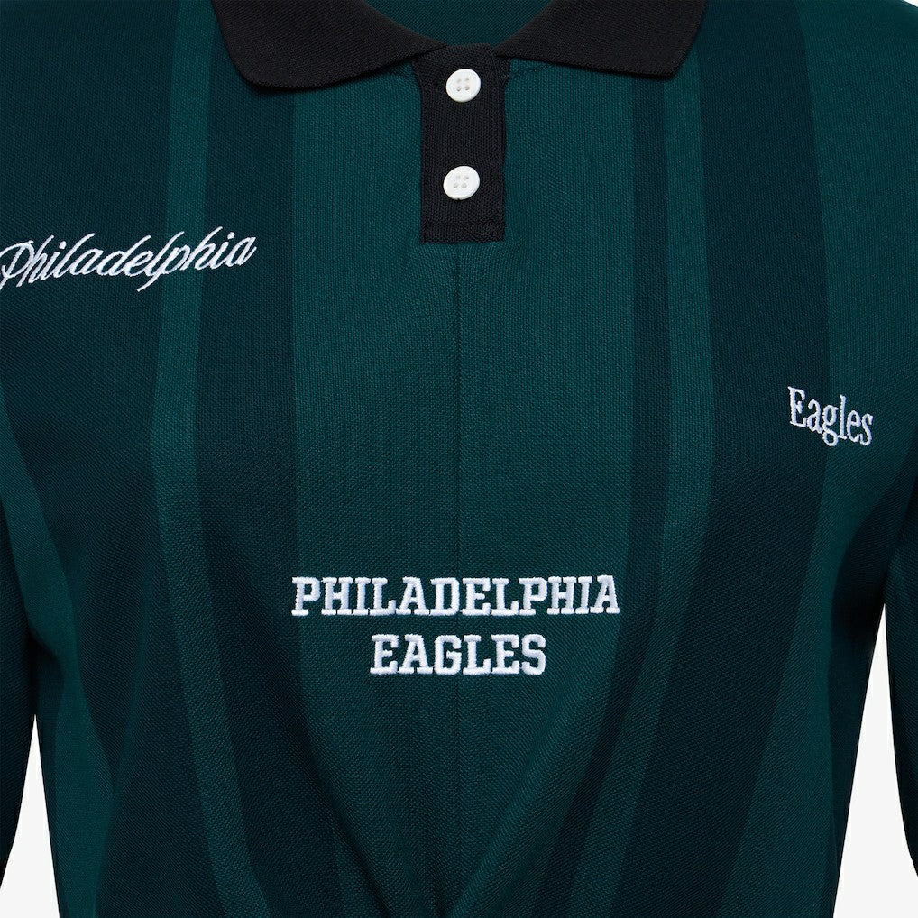 Philadelphia Eagles Off Season Women's Rugby T-Shirt - Midnight Green cheap