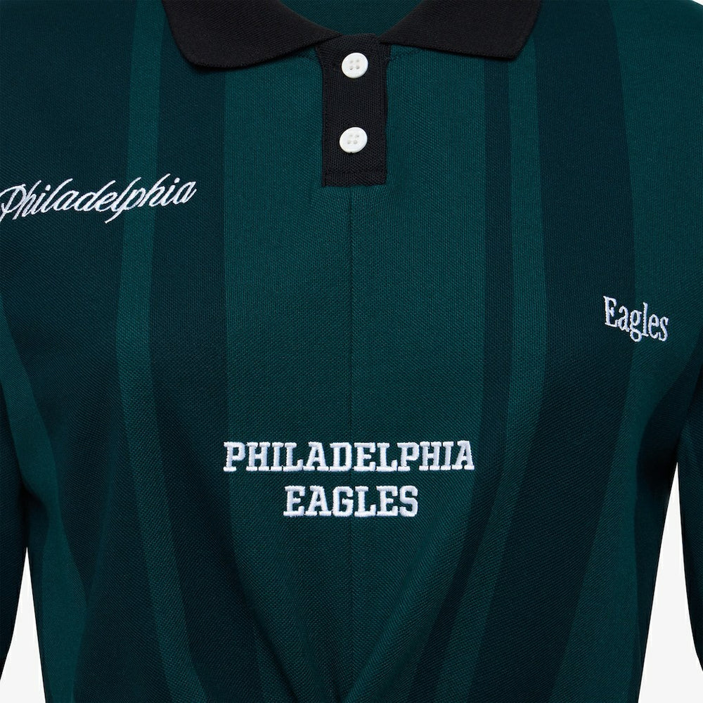 Philadelphia Eagles Off Season Women's Rugby T-Shirt - Midnight Green cheap