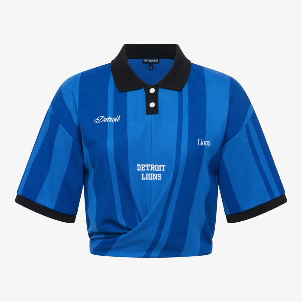 Detroit Lions Off Season Women's Rugby T-Shirt - Blue online