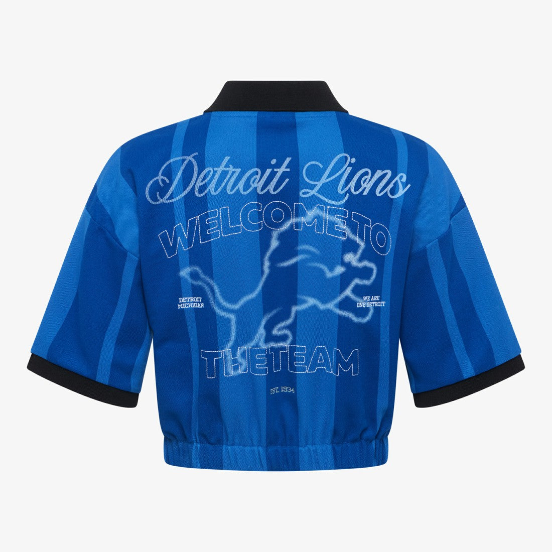 Detroit Lions Off Season Women's Rugby T-Shirt - Blue online