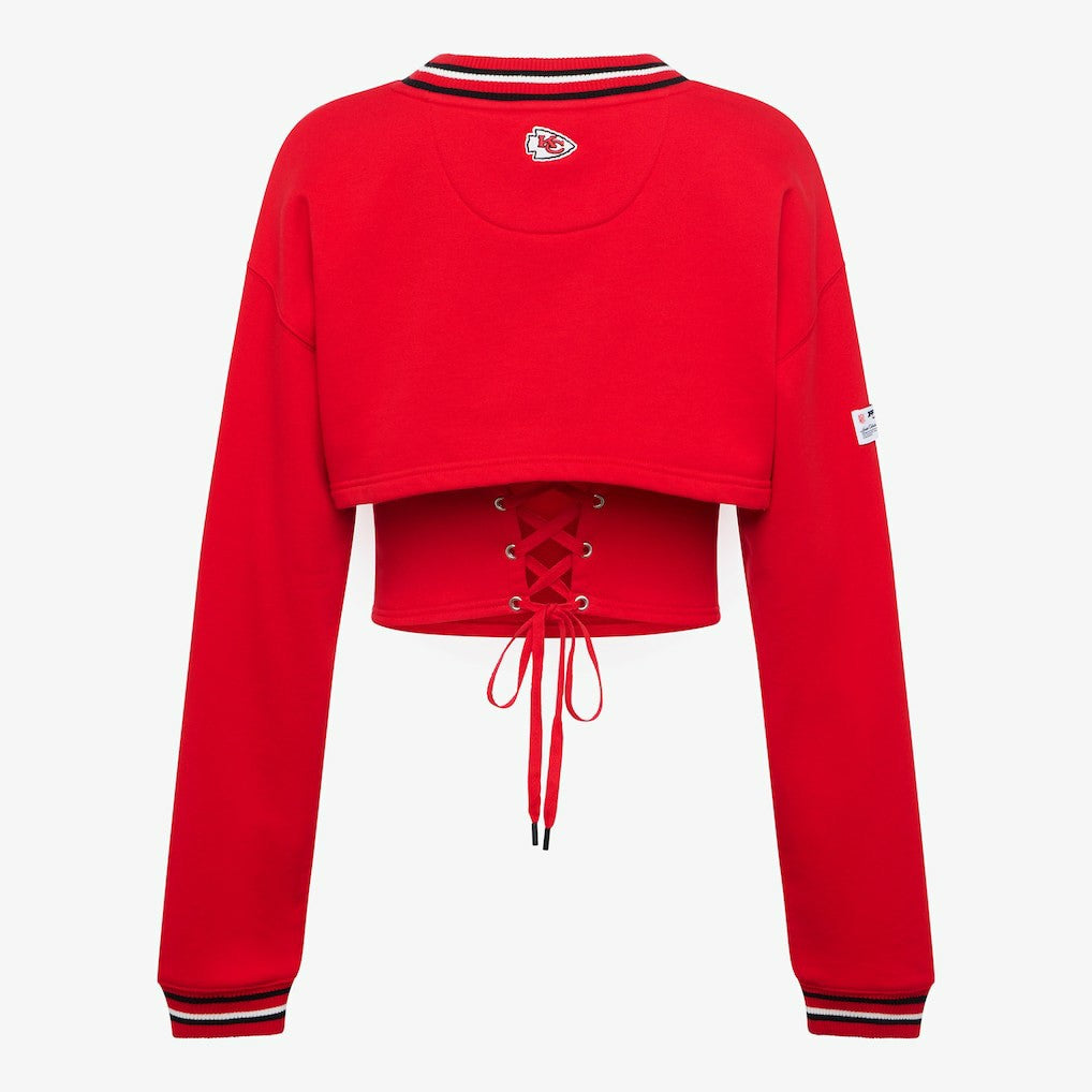 Kansas City Chiefs Off Season Women's Fleece Shrug Cami - Red cheap