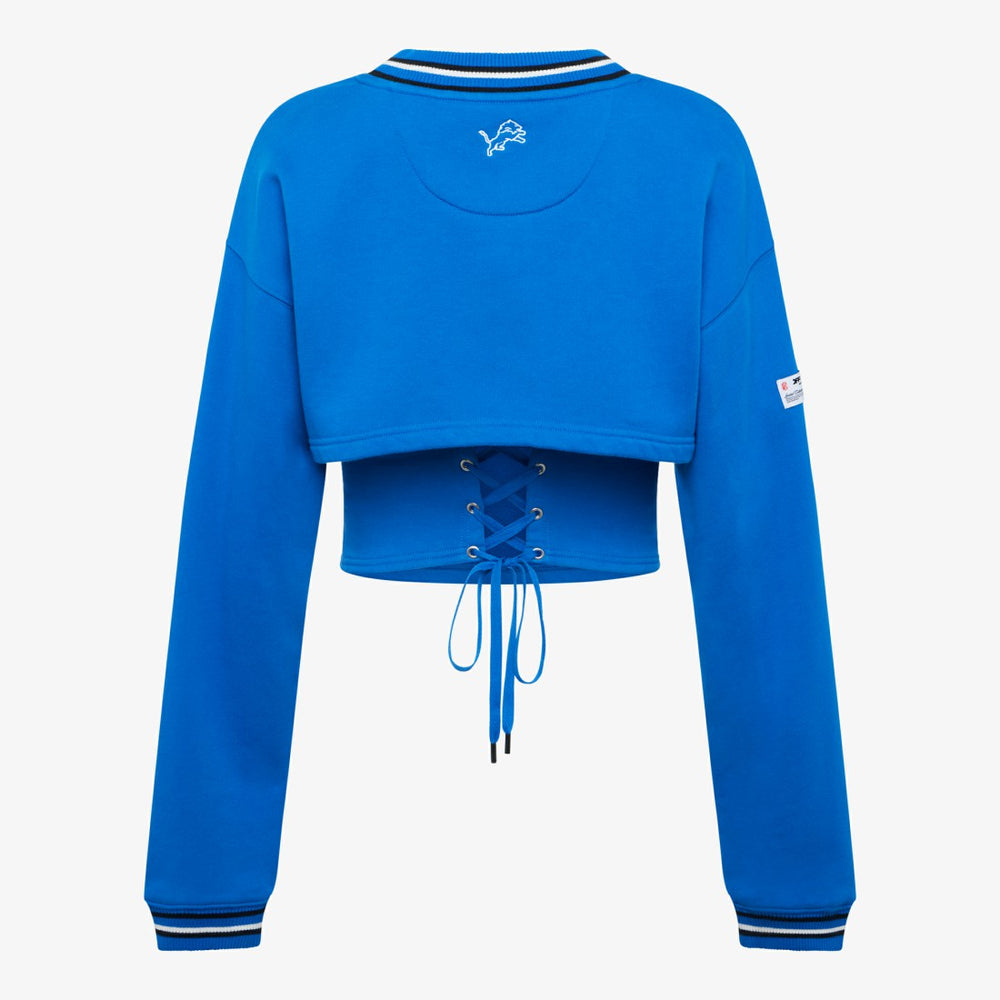 Detroit Lions Off Season Women's Fleece Shrug Cami - Blue for sale