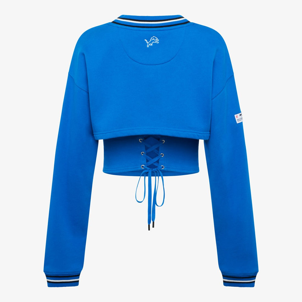 Detroit Lions Off Season Women's Fleece Shrug Cami - Blue for sale