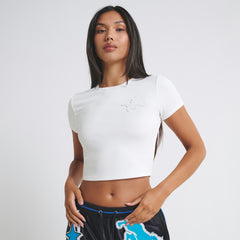 Detroit Lions Off Season Women's Baby T-Shirt - White on sale