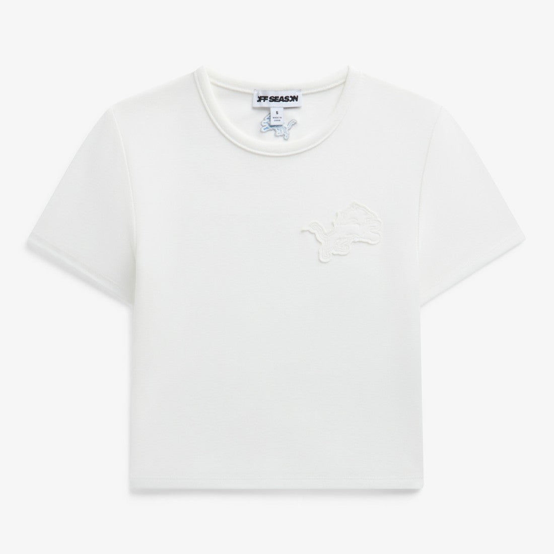Detroit Lions Off Season Women's Baby T-Shirt - White on sale