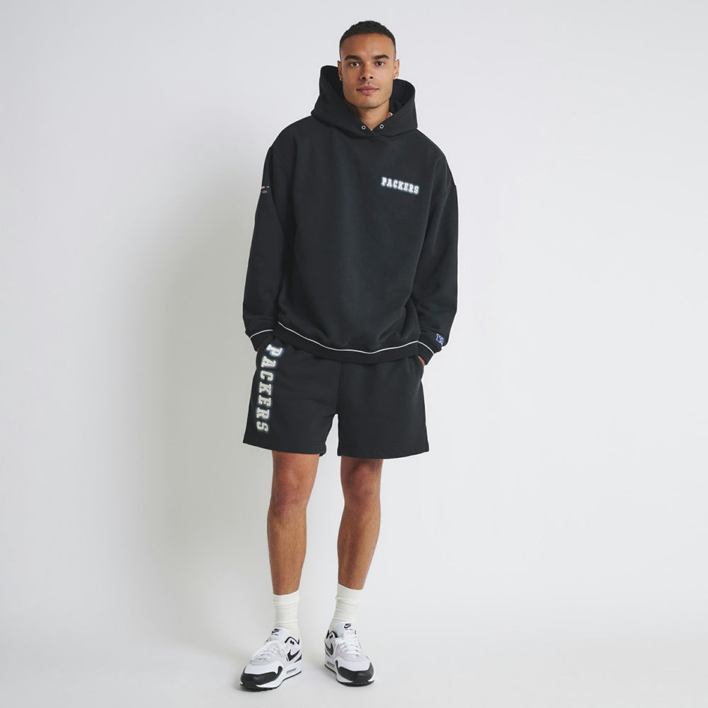 Green Bay Packers Off Season Unisex Fleece Shorts - Black discount