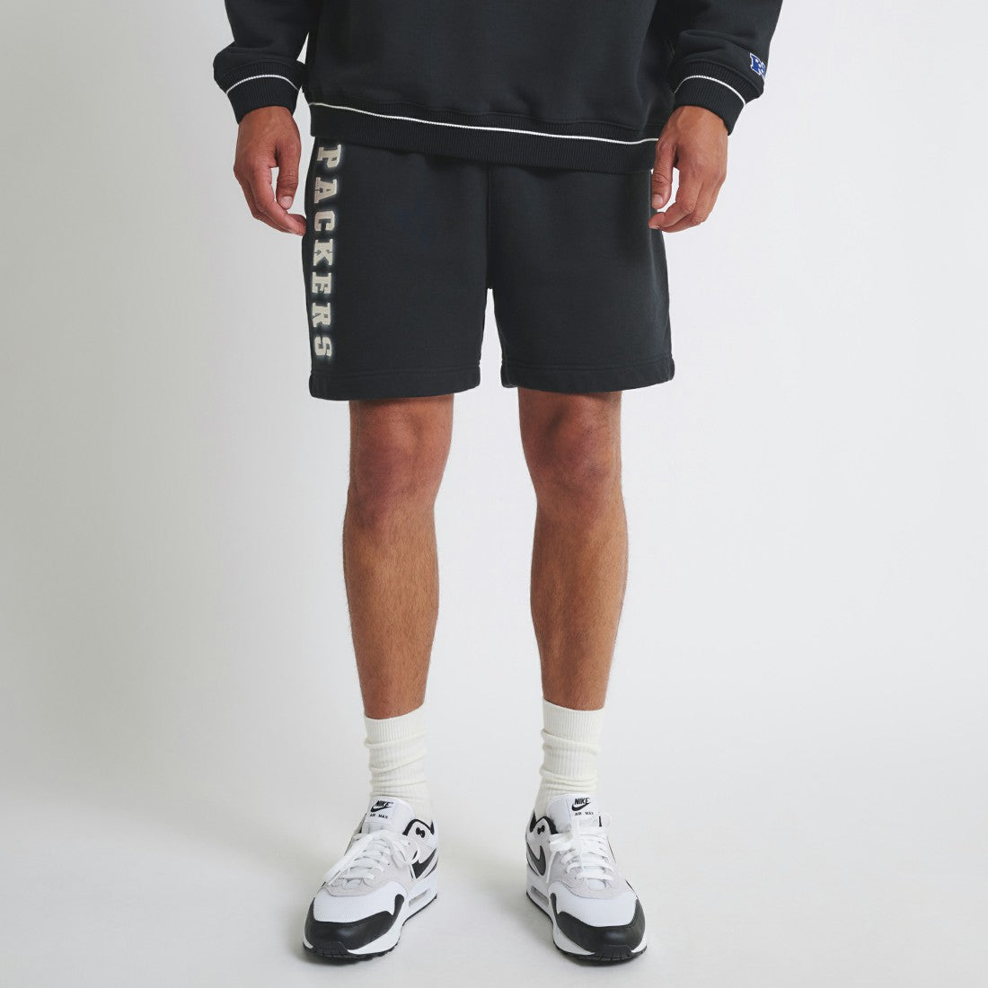 Green Bay Packers Off Season Unisex Fleece Shorts - Black discount