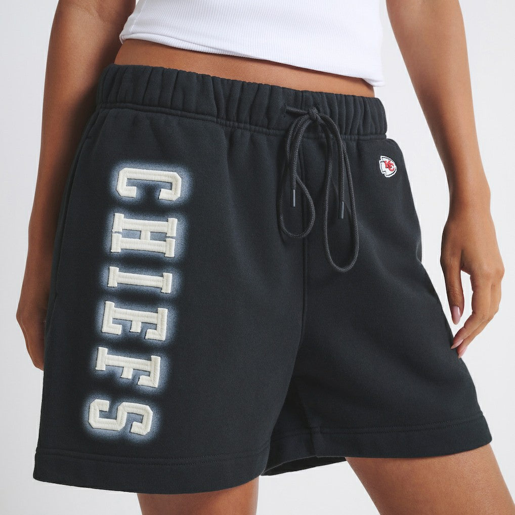 Kansas City Chiefs Off Season Unisex Fleece Shorts - Black cheap
