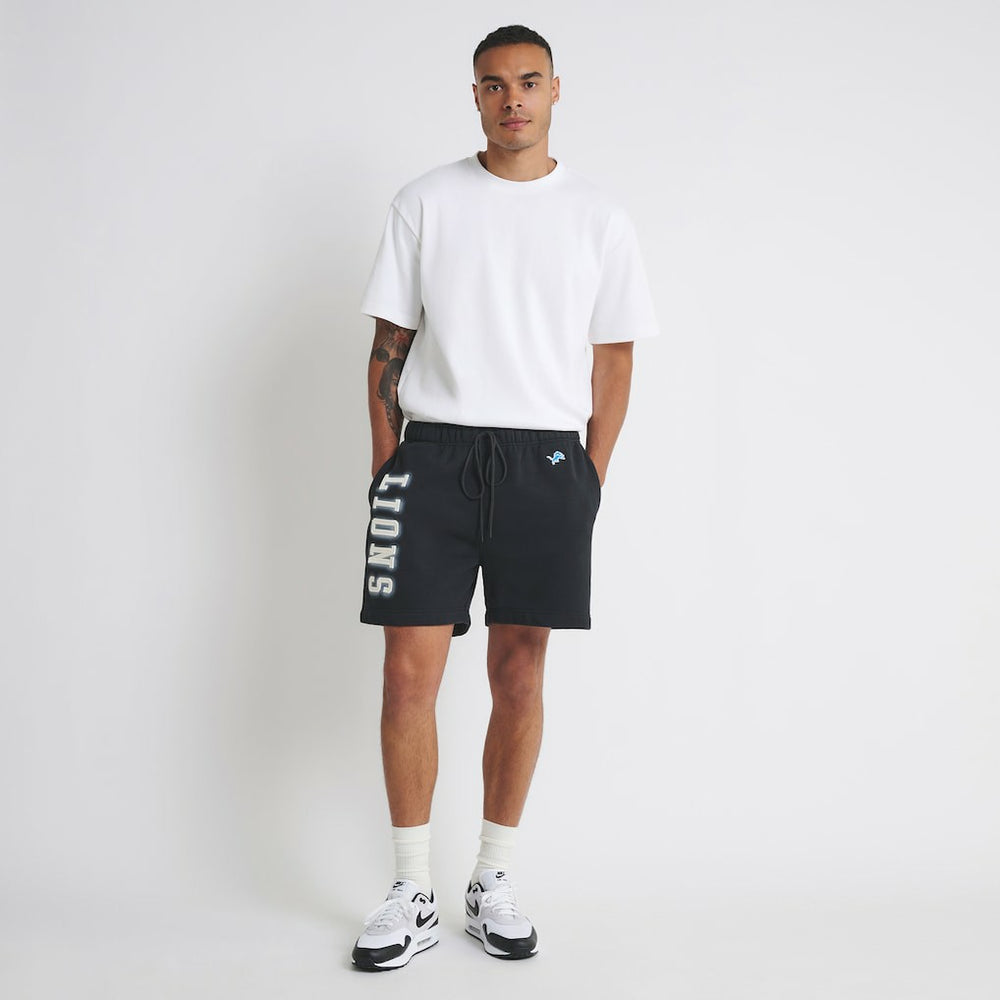 Detroit Lions Off Season Unisex Fleece Shorts - Black discount