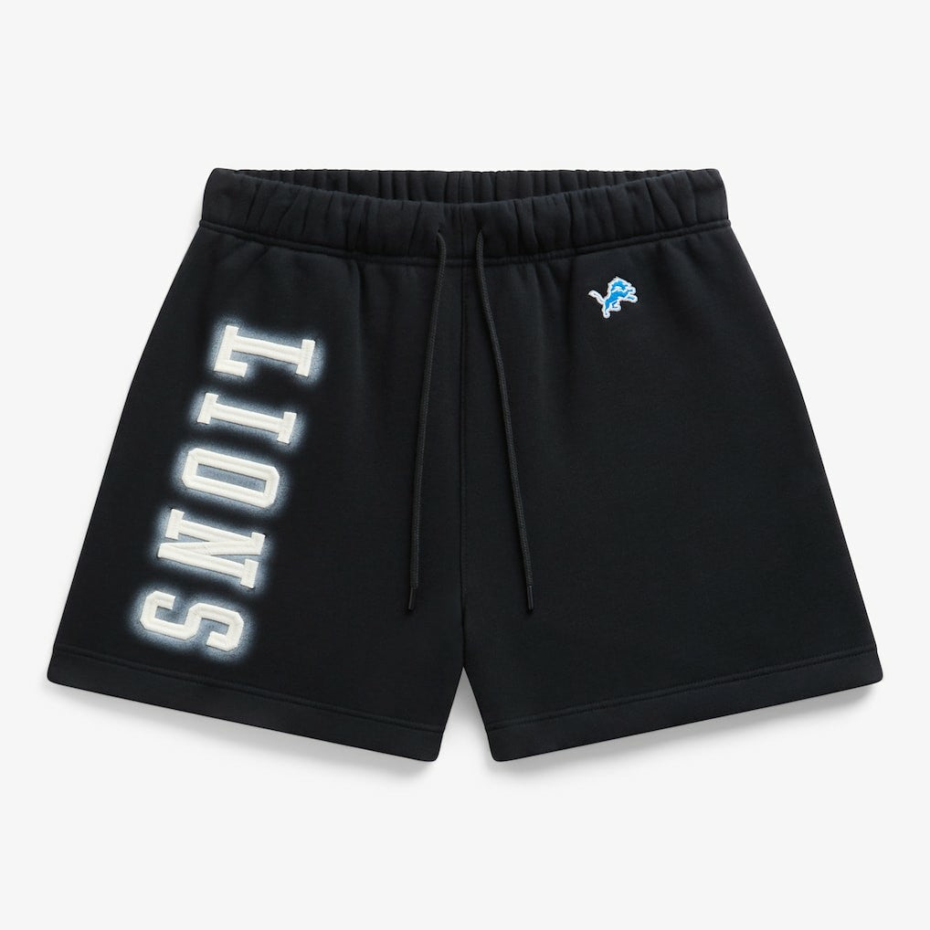 Detroit Lions Off Season Unisex Fleece Shorts - Black discount
