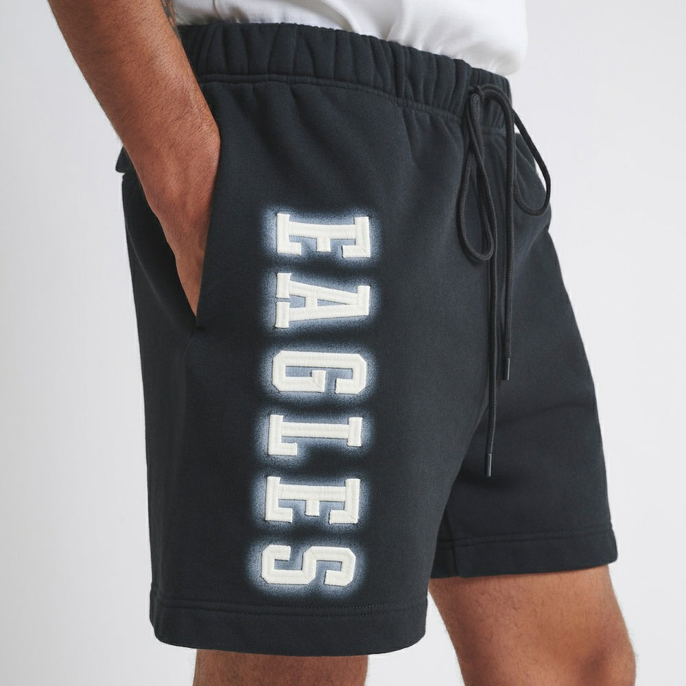 Philadelphia Eagles Off Season Unisex Fleece Shorts - Black discount