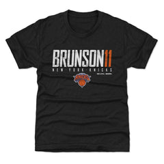 Jalen Brunson New York Knicks 500 Level Youth Elite T-Shirt - Black on sale