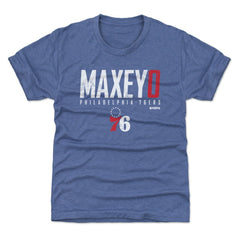 Tyrese Maxey Philadelphia 76ers 500 Level Youth Elite T-Shirt - Royal discount