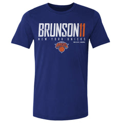 Jalen Brunson New York Knicks 500 Level Elite T-Shirt - Blue for sale