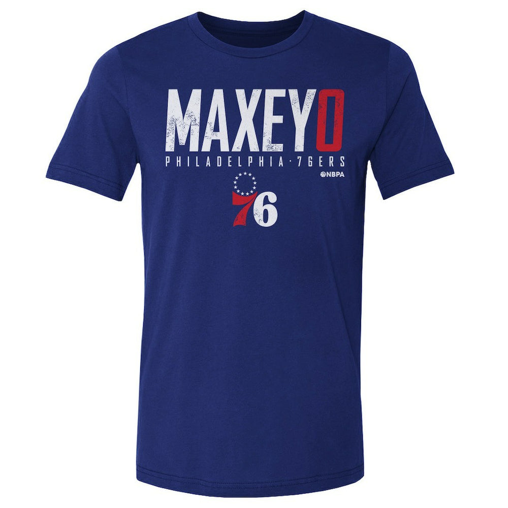 Tyrese Maxey Philadelphia 76ers 500 Level Elite T-Shirt - Royal shop
