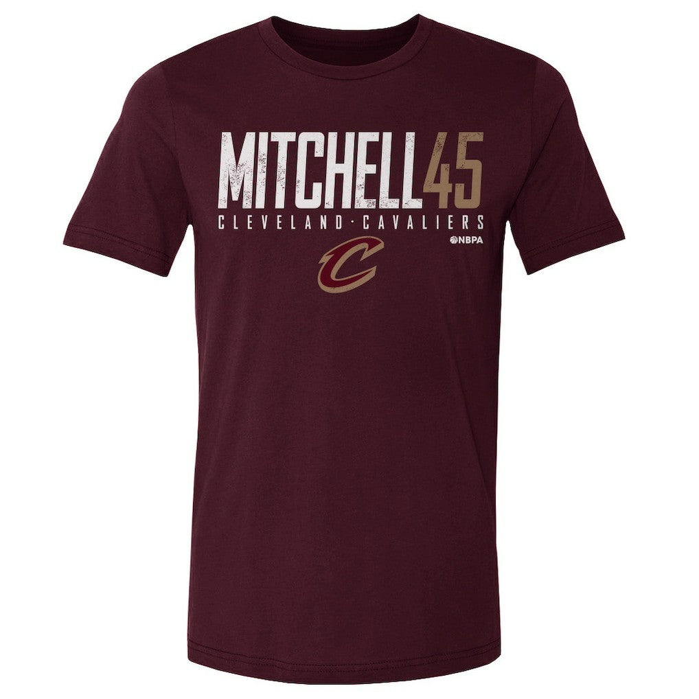 Donovan Mitchell Cleveland Cavaliers 500 Level Elite T-Shirt sale - Wine online