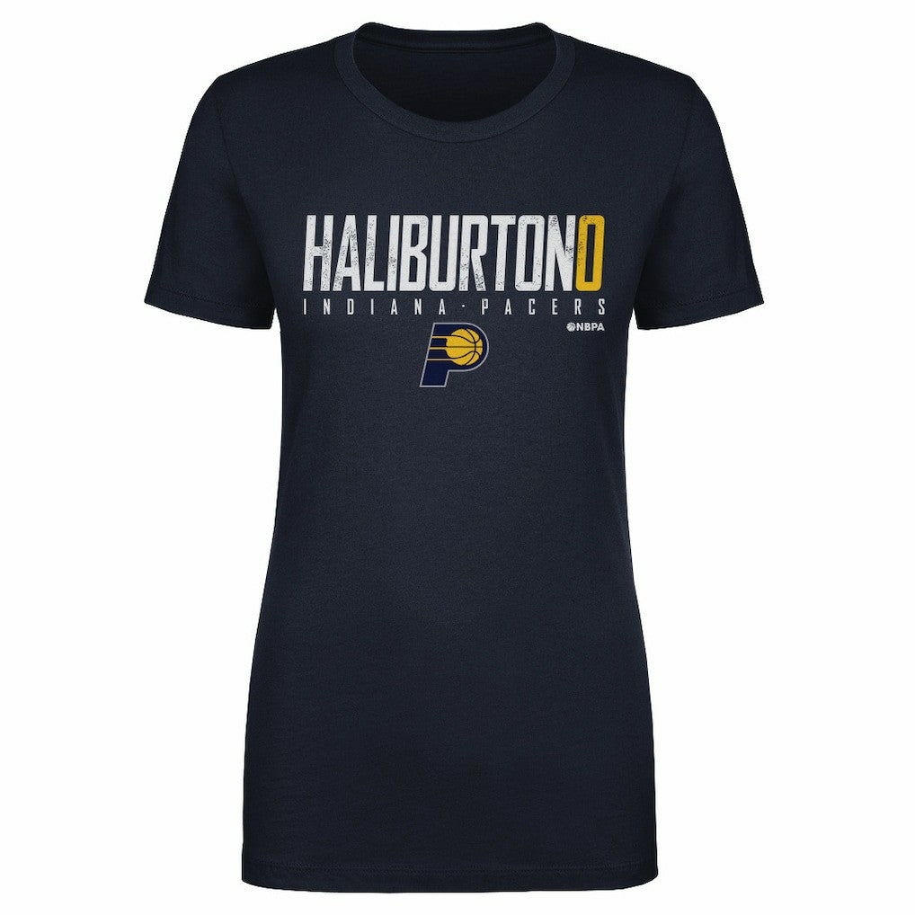 Tyrese Haliburton Indiana Pacers 500 Level Women's Elite T-Shirt - Navy outlet