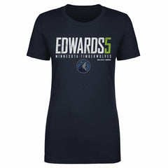 Anthony Edwards Minnesota Timberwolves 500 Level Women's Elite T-Shirt - Navy discount