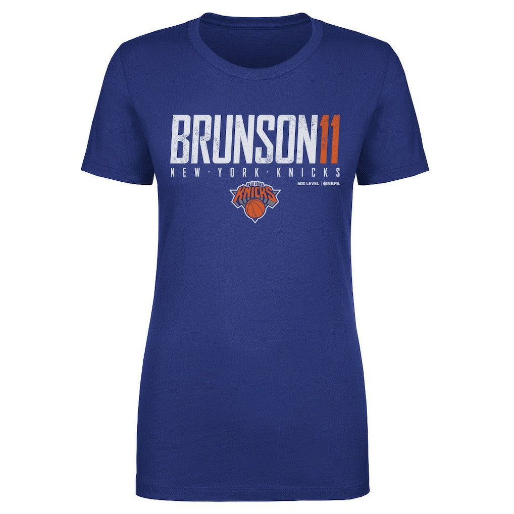 Jalen Brunson New York Knicks 500 Level Women's Elite T-Shirt - Blue online