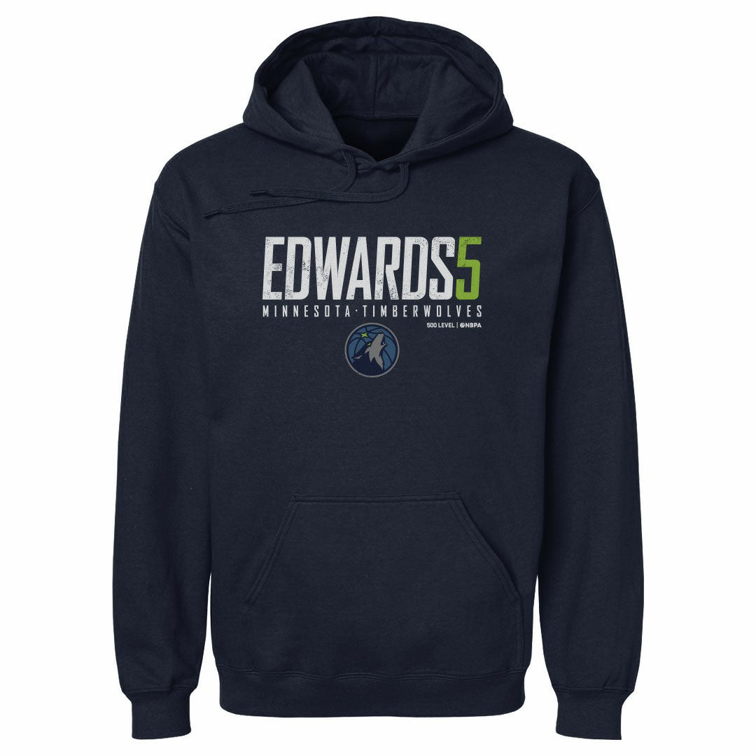 Anthony Edwards Minnesota Timberwolves 500 Level Elite Pullover Hoodie - Navy sale