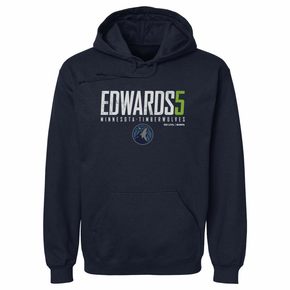 Anthony Edwards Minnesota Timberwolves 500 Level Elite Pullover Hoodie - Navy sale