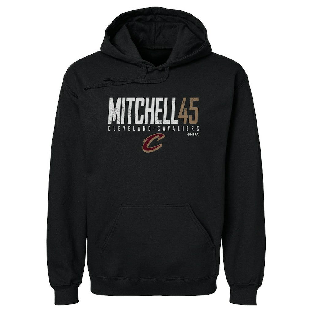 Donovan Mitchell Cleveland Cavaliers 500 Level Elite Pullover Hoodie sale - Black for sale