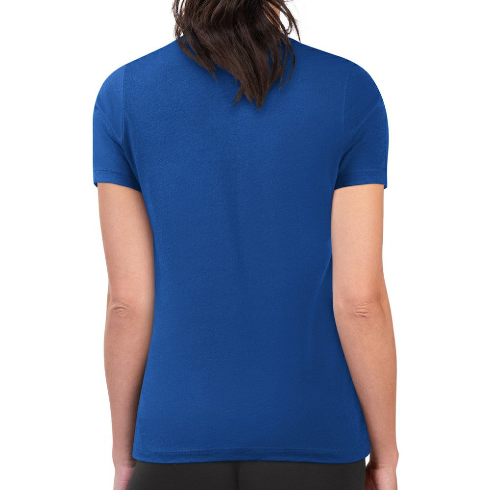 Toronto Blue Jays G-III 4Her by Carl Banks Women's Super-Slim Fit Lightweight Double Heart T-Shirt - Royal