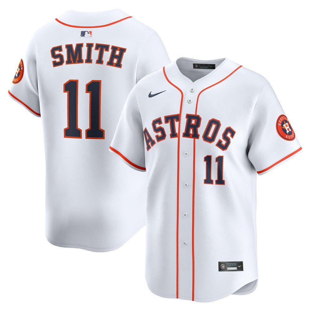 Cam Smith #11 Houston Astros Home Limited Player Jersey - White | Nike
