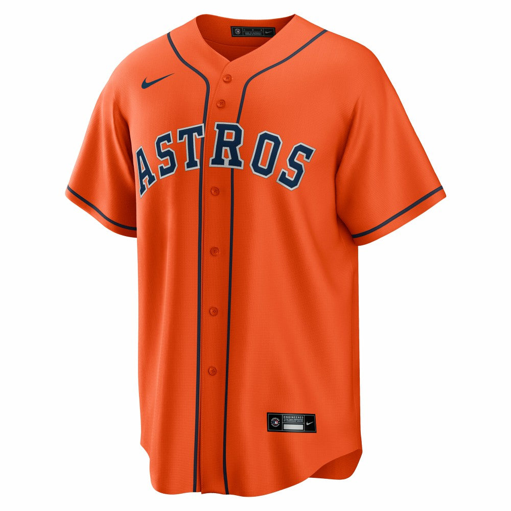 Cam Smith Houston Astros Alternate Replica Jersey - Orange | Nike