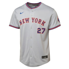 Mark Vientos New York Mets Youth Road Limited Jersey - Gray | Nike
