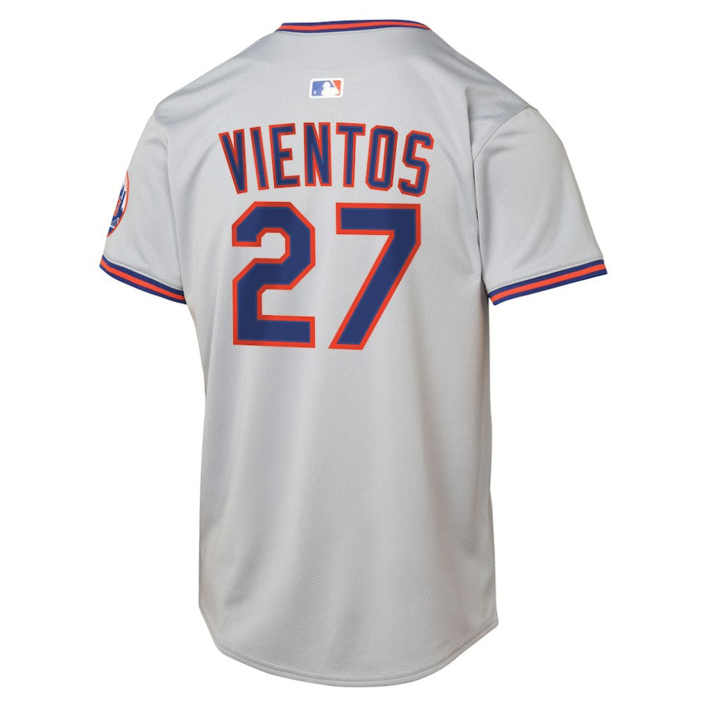 Mark Vientos New York Mets Youth Road Limited Jersey - Gray | Nike