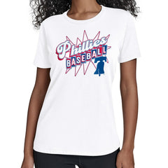 Philadelphia Phillies Starter Women's Drive-In T-Shirt - White