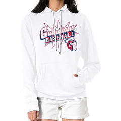 Cleveland Guardians Starter Women's Drive-In Pullover Hoodie - White