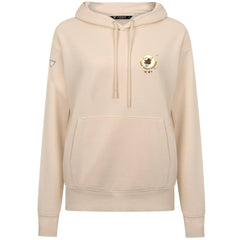San Diego Padres Levelwear Women's Cooperstown Collection Adorn Core Logo Pullover Hoodie - Khaki