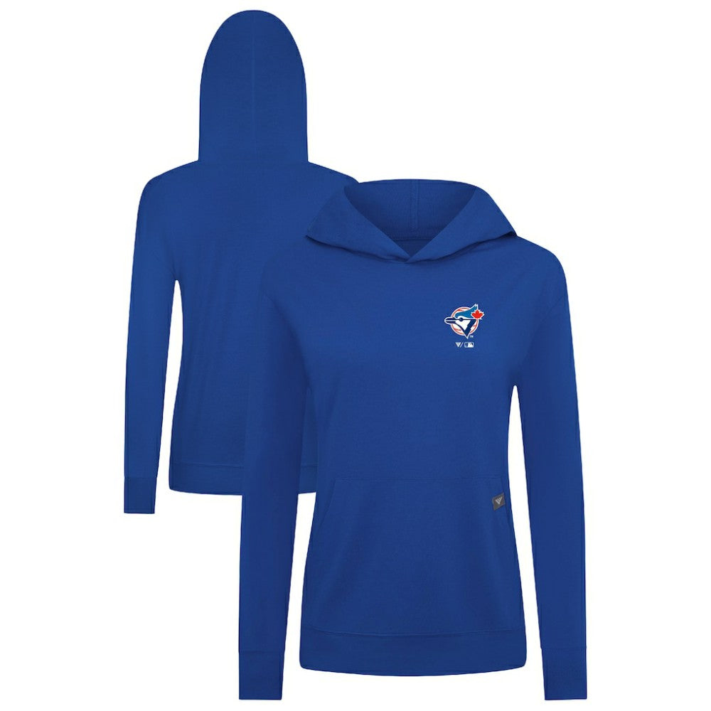 Toronto Blue Jays Levelwear Women's Cooperstown Collection Relay Core Logo Pullover Hoodie - Royal