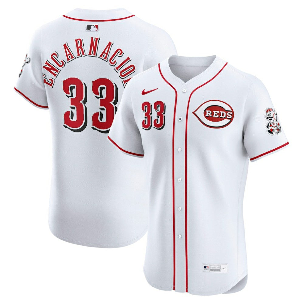 Christian Encarnacion-Strand Cincinnati Reds Home Elite Jersey - White | Nike