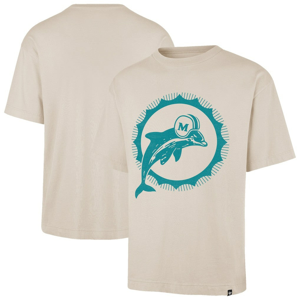 Miami Dolphins '47 Bouldering Imprint Ravine Foundation Throwback T-Shirt - Tan discount