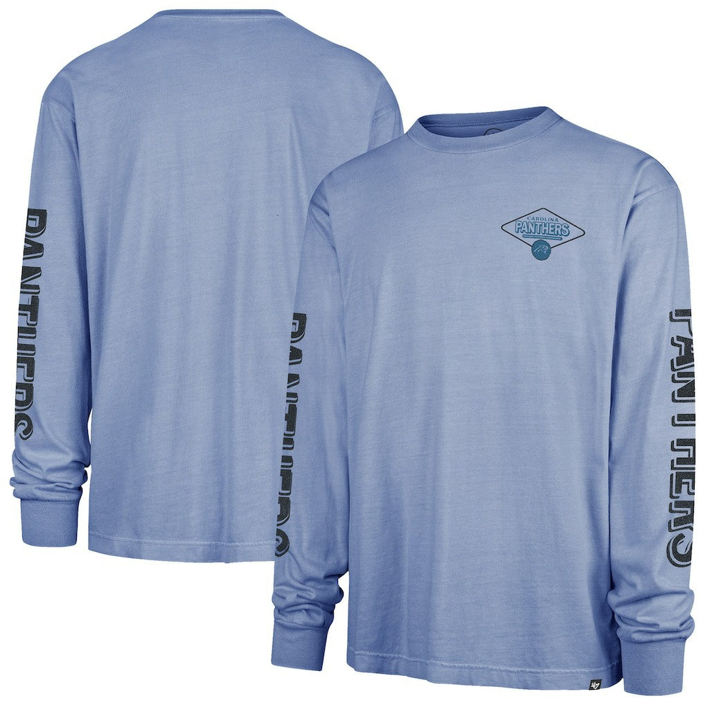 Carolina Panthers '47 Cairn Ravine Foundation Long Sleeve T-Shirt - Blue on sale