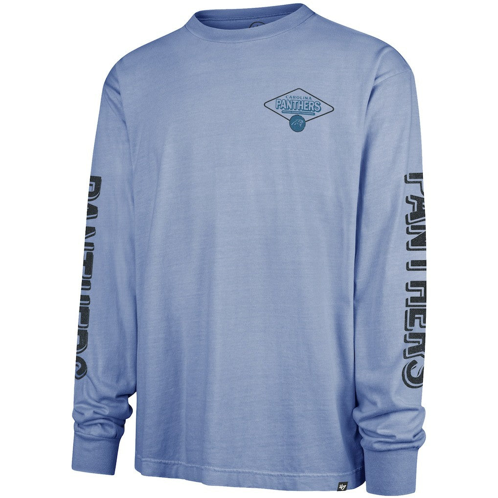 Carolina Panthers '47 Cairn Ravine Foundation Long Sleeve T-Shirt - Blue on sale